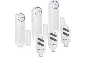 TOWODE Allarme Porta Ingresso, Sensori Allarme Porte e Finestre 120 dB Sensore Defender Magnetico con 3 Telecomandi- Allarme casa Senza Fili-Allarme Garage