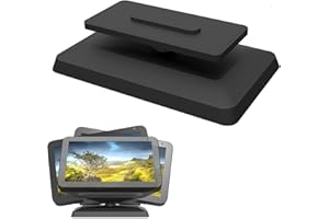 GRANTOP Echo Show 8 (1st Gen and 2nd Gen) Stand, Adjustable 360 Degree Swivel Holder Smart Speaker Magnetic Base (Black)