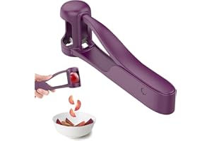 WhiteRhino taglia uva,taglia ciliege,taglia pomodori,Affettatrice per uva, affettatrice per frutta per bambini, ciliegia, pomodoro, fragola, strumento per tagliare un quarto di frutta e verdura