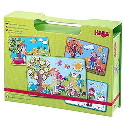 Haba boîte de jeu magnétique les 4 saisons haba