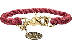 HUNTER List obroża dla psa, marynistyczna, wytrzymała, odporna na warunki atmosferyczne, elastyczna, S-M, bordowa