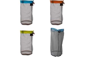 Yundxi Ultralight Stuff Sack Mesh Drawstring Storage Bag for Travelling Camping Hiking