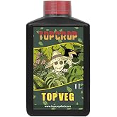 Top Crop Top Veg 1 L. Liquid Fertilizer for Home Gardening and Indoor Growing