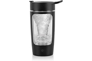 EQURA Elektrischer Shaker Proteinshake, 650ML USB Wiederaufladbar Protein Shake Mixer, Tritan Elektrischer Eiweiß Shaker, BPA-frei