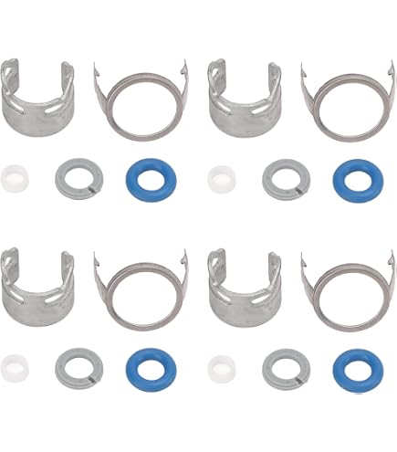Sprwinautuer 6 Set Fuel Injectors Seals Repair Kit/Injector Seal