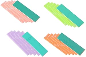 Wenrescry 20 spugne carta vetrata fine, spugne lucidanti per giocattoli e modelli, strumenti per hobby, blocco abrasivo a mano, impermeabili, bagnate e asciutte, riutilizzabili, grana 600-2000