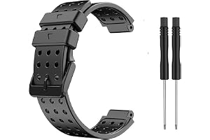 LICHIFIT Silikonarmband för Garmin Approach S20/S5/S6 Forerunner med verktyg