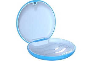 ARGOMAX Presa per parentesi graffe, scatola Dento Box per binari (anche per guida di montaggio), 1 scatola KFO (Blu + azzurro).