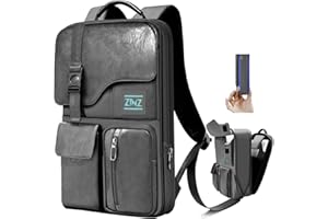 ZINZ Smukły i rozszerzalny plecak na laptopa 15,6 cala plecak biznesowy z portem USB, wodoodporny plecak podróżny antykradzieżowy Plecak szkolny dla mężczyzn i kobiet