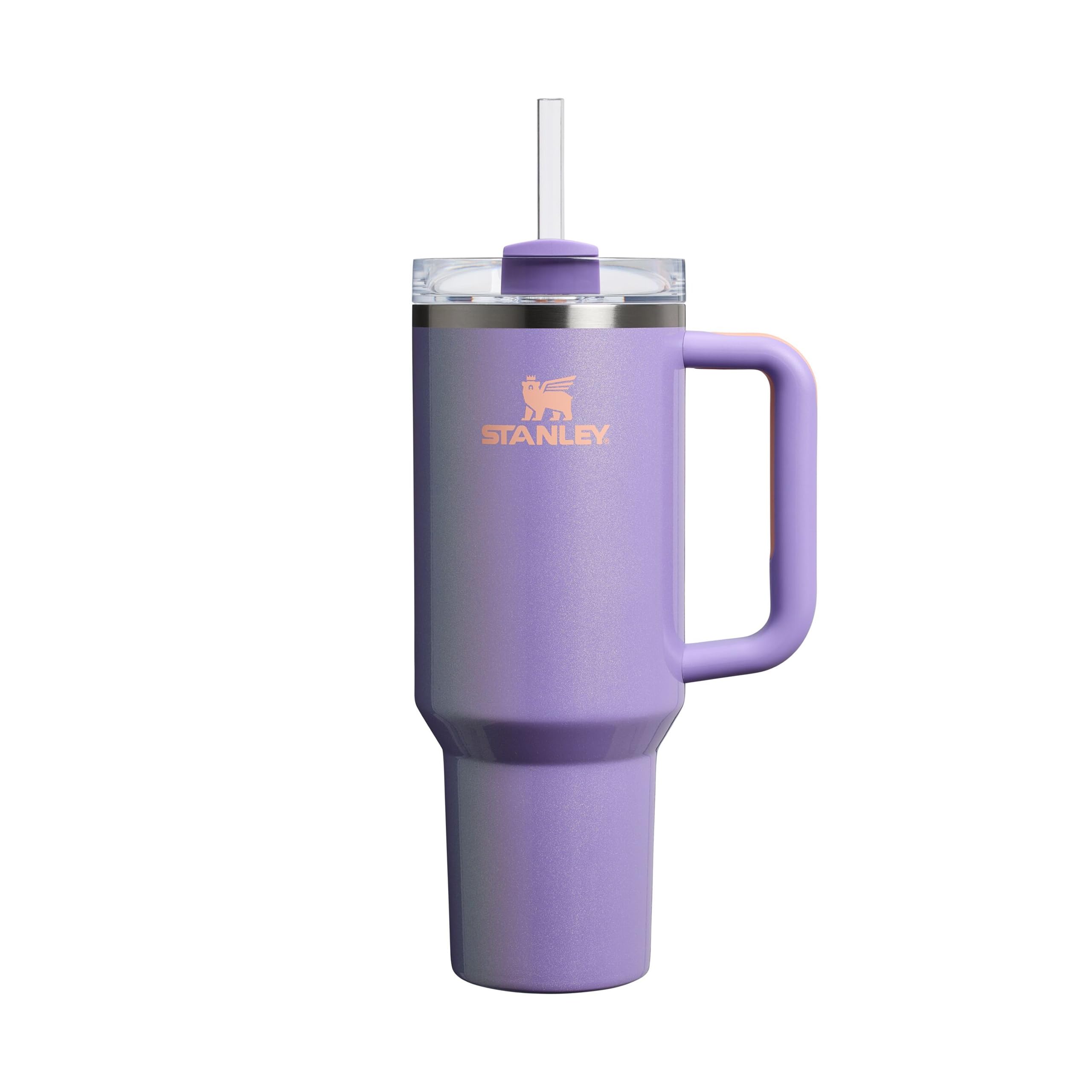 Stanley Quencher Pipetli Termos Bardak, 1.18 Litre, Parlak Lila (Periwinkle Shimmer)