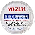 Yo-Zuri H.D. Carbon Fluorocarbon Leader Line, Clear, 60-Pound/30-Yard