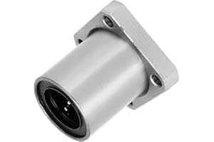 WANROMJUN 1 Piezas Brida Rodamiento De Bolas Lineal LMK10UU/LMK16UU/LMK20UU/LMK25UU 10 Mm/16 Mm/20 Mm/25 Mm Rodamiento Lineal Usado Para Varios Equipos Electrónicos/Rieles Y Columnas(LMK20UU)