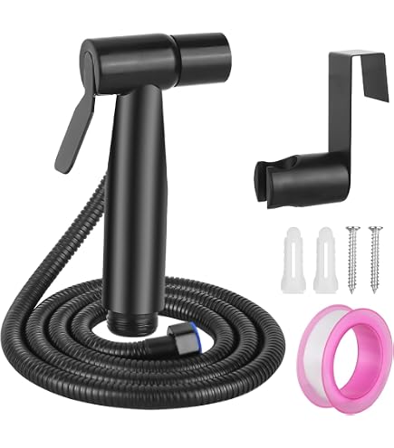 thumbnail: Bidet Handdouche - Inclusief Houder - Hygiënische WC Doucheset - 1 Stuk - Roestvrij Staal