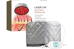 DEEWAR Hair Steamer - Deep Conditioning Hair Cap | Adjustable Temperature Steam Caps, Thermal Hair Steamer for Hair 2 Mode Steamer Caps, Steamer Caps for Natural Hair Portable Heat Hair Spa