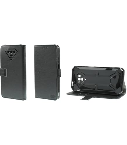 Ulefone Armor X13 Flip Hülle - PU Leder Handyhülle Mit Sichtfenster & Magnetverschluss (Blau)