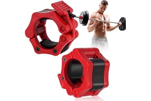 flintronic röd 50 mm olympisk skivstångsklämma