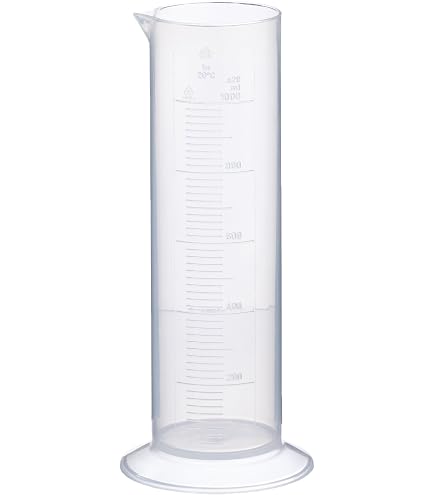 100 Ml Plastik-Messzylinder Transparent – Graduiert Für Labor, Schule, Haushalt