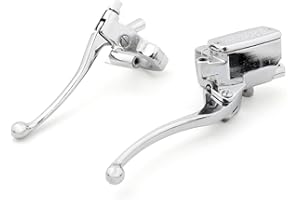 Topteng Maître-cylindre de frein de 25 mm, en alliage d'aluminium avec processus CNC anti-corrosion durable