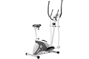 ‎ASVIVA AsVIVA C16 2in1 Cardio Elliptical Crosstrainer und Heimtrainer mit 12kg Schwungmasse, Bluetooth Computer mit App Nutzung mit 8 Widerstandsstufen und flüsterleisem Riemenantrieb