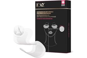 ‎FAQ FAQ Microneedling Augenpads gegen Falten & Augenringe mit Hyaluronsäure - Sofortige nicht invasive Ergebnisse - Perfekt für unterwegs - 3×2 Stk.