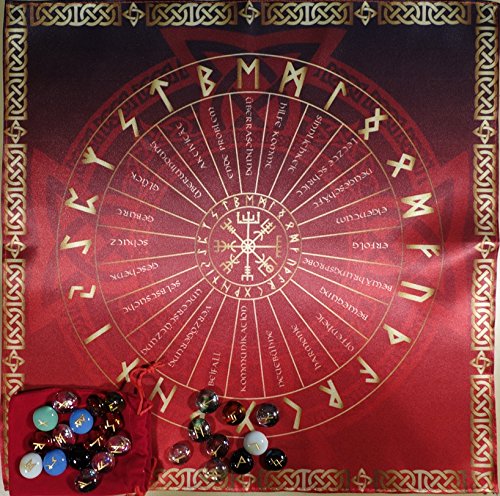 Preisvergleich Produktbild Tischdecke Kit Runen prädiktive + Glass Rune -Mix 25 Stück