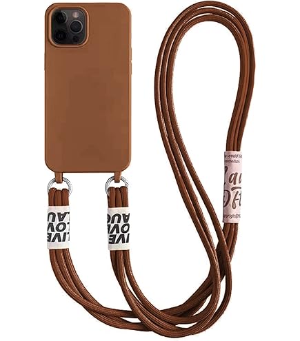 ONEFLOW Twist Case - IPhone 16 Pro Strap Case - Mobile Phone Chain Shoulder Strap Case With Removable Mobile Phone Chain Lanyard And Lanyard, Dark Grey - View #5