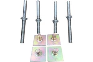 TOPTOWER Alloy Scaffold Tower Adjustable Legs & Base Plates