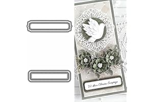 LZJSYKDQ Matrices de découpe en forme d'étiquettes pointillées pour la fabrication de cartes, matrices de découpe en métal en dentelle pour le scrapbooking, les albums, les fêtes, les mariages, les festivals,