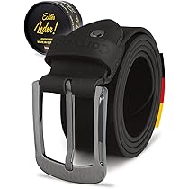 Cartvelli leren riem heren bruin 105 cm - volnerfleer 40 mm - echt leer - Made in Germany - kortbaar - Leather Belt men brown cuero - voor jeans, pak & chino - cadeau voor mannen