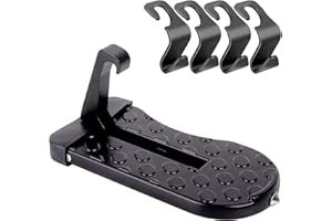 DMJJSD Faltbar Auto Türpedal Auto Pedal Türstufe Trittbretter Auto Pedal Aluminiumlegierung Mit Sicherheitshammer für SUV, RV, Geschäftsauto, Familienauto (Belastung