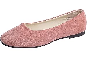 CHENSIYU Ballerinas Damen Elegant, Sportlich Walkingschuhe Geschlossene Klassische Ballerinas Bequeme Flache Schuhe Frauen Freizeit Schuhe