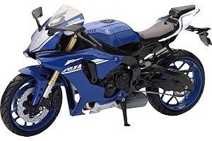 NEWRAY New Ray | Moto Miniature Yamaha YZF R1 2015 | Réplique Échelle 1:12 | Modèle de Collection en Métal Diecast | Cadeau Fan de Moto | Véhicule Sportif Yamaha | Licence Officielle | Dès 5 Ans | 57803