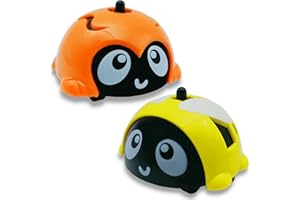 Cuackamily 2PCS Spinning Top, Spinning Car Toys, Kids Toys Fingertip Toys Balance Spinning Top Gyroscope Toy for Austism Stress Relieve Decompression Educational Christmas Birthday Gifts for Adults