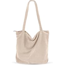 Loxato Grand Tote Bag Femme En Coton 100% - Sac Cabas Fourre-Tout Spacieux Et Robuste 35x42x8 Cm