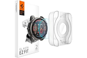 Spigen EZ Fit Härdat Glas [2 Stycken] för Garmin Fenix 8 (47mm)