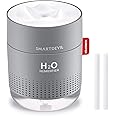 SmartDevil Humidifiers 500ml Cool Mist Humidifier Air Humidifier Whisper Quiet USB Humidifier with Night Light, Waterless Auto Shut-Off, for Home Baby Bedroom, Yoga, Office, Travel