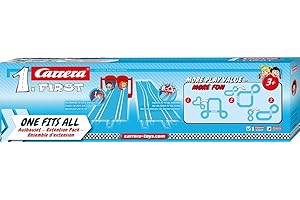 Carrera 20067001 Pierwszy zestaw przedłużający pasuje do wszystkich, wielokolorowy, 450 dł. x 150 wys. x 250 szer