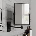 Mirror Image Minimalist Rectangular Vanity Mirror – 3X Magnification, Polished Nickel, 5x8 Inch Lens - View #12