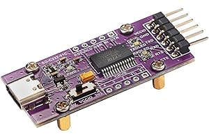 SEENGREAT FT232 USB TO UART TTL Communication Module for Windows Linux MAC OS FT232 USB C Converter Module Onboard FT232RL Power Supply TXD RXD Indicators 3.3V 5V Logic Level