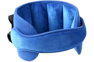 PRETTY KAURV Baby Car Seat Head Support Adjustable Toddler Car Seat Head Support Band Soft Comfortable Baby Car Seat Child Neck Relief Safe Sleep Pillow Positioner Kids Car Seat Sleep Nap Aid Holder(blue)