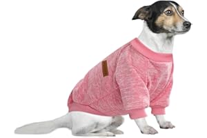 HuaLiSiJi 5XL Maglione Cane Taglia Grande Felpe per cani Maglione Labrador Maglia Pile Cane, Bellissimi Colori, Molto Caldo, Facile da Infilare e Togliere (5XL, Rosa)