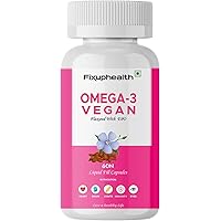 Fixuphealth Omega 3 6 7 9 Vegan Capsule with Flaxseed Sea