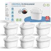 WaterJingYi Water Filter Compatible with Brita Maxtra+, 6 Pack | Replacement for Brita&reg; Maxtra Pro&reg; Maxtra+&reg; Plus All-In-1, R