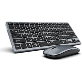 Inca IBK-572 Kablosuz Klavye Mouse Seti - Bluetooth 3.0/5.0 + 2.4G, Şarjlı 180mAh Klavye &amp; 500mAh, Sessiz Tuş, 4D Mouse, 78 T