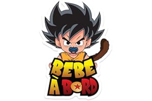 FFRAME Autocollant bébé à bord, Guerrier extraterrestre à bord 16x15cm vinyle haute qualité, autocollant voiture, moderne et fun, 100% français