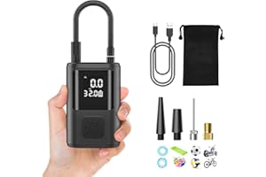 UNDREEM Car Tyre Inflator Air Compressor, Cordless Tyre Inflator, Digital Tyre Inflator Portable, Car Tyre Pump Electric for Car, Motorcycle, Bike,Bicycle, Ball, 150psi