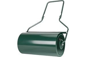 CAMPSOR Profi Rasenroller, Rasenwalze Befüllbar mit Wasser Sand, für Parks, Gärten, Höfe und Ballspielplätze, 60CM / 48 L (Grün)