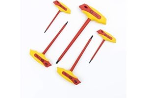 C.K T4422 Insulated T-Handle Hex Key Set, 5-pcs