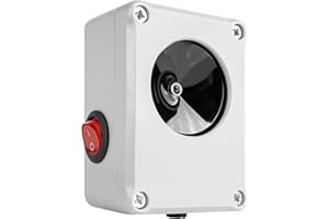 DRAGON ULTRASONIC Ahuyentador de animales por ultrasonido para martas, ratas, ratones, repelente de roedores fácil de montar en el imán, ahuyentador de ratas, martas, dispositivo de alta frecuencia, garaje, desván