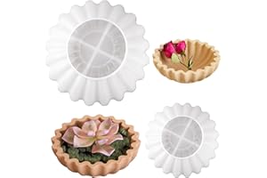 RICKMASK Silicone Mould Bowl Silicone Moulds Casting Moulds Bowl: Resin Casting Mould Bowl Silicone Mould Tray for Tea Tray Storage Container Crafts DIY Project